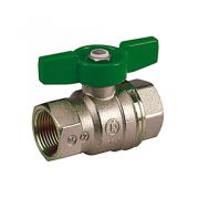 Кран шаровой латунный R951W Ду 20 ВР/ВР полный проход бабочка Giacomini R951WX004