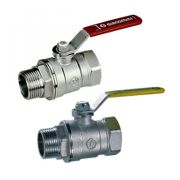 Кран шаровой латунный газ R253DL Ду 15 НР/НР рычаг Giacomini R253LX023