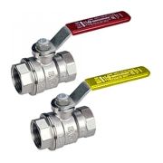 Кран шаровой латунный газ R850 Ду 80 ВР/ВР полный проход рычаг Giacomini R850X010