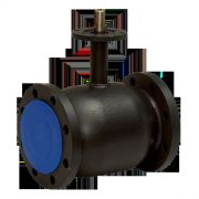 Кран шаровой стальной DZT Ду 200 Ру16 фл с ISO фл BROEN 6110316200010