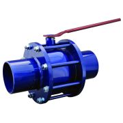 Кран шаровой стальной 11с67п Ду 150 Ру16 под приварку полнопроходной Маршал 11с67п СП.00.1.016.150