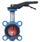 Затвор дисковый поворотный VPI4448-08EP Ду 150 Ру16 межфл с редуктором Tecofi VPI4448-08EP0150