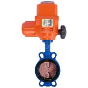 Затвор дисковый поворотный VPI4448-B04EP Ду 150 Ру16 межфл с эл/приводом Tecofi VPI4448-B04EP0150