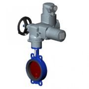 Затвор дисковый поворотный VPI4448-B24EP Ду 300 Ру16 межфл с эл/приводом Tecofi VPI4448-B24EP0300