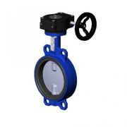 Затвор дисковый поворотный VPI4449-08EP Ду 80 Ру16 межфл с редуктором нерж диск Tecofi VPI4449-08EP0080