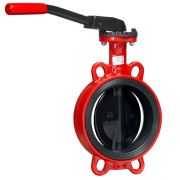 Затвор дисковый поворотный ЗПВС Гранвэл Ду 40 Ру16 межфл с рукояткой ADL FLw-3-040-MN-E