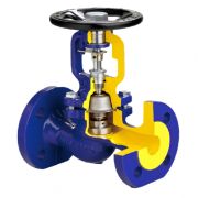 Клапан (вентиль) запорный чугун 234A Ду 80 Ру16 фл с сильфонным уплотнением Zetkama 234A-080-C-01