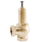 Клапан предохранительный латунь 1832 Ду 40 Рн 16 ВР/ВР угл OR с ручным подрывом 1832.042
