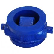 Клапан обратный чугун 19ч01бр Ду 80 Ру16 межфл поворотный УЭ-148