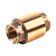 Клапан обратный латунь 3002 Ду 40 Py25 ВР пружинный с лат/штоком Aquasfera 3002-05