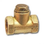 Клапан обратный латунь Ду 15 Ру16 ВР/ВР подъем Цветлит