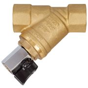Фильтр сетчатый Y-образный латунь FVR-D со сливным краном Ду 25 Ру25 ВР Danfoss 065B8243