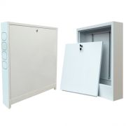 Шкаф коллекторный наружный сталь ШКН 550х118х652-715мм