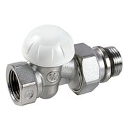Клапан запорный R15TG для радиатора хром Ду 15 прям НР Giacomini R15X033