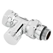 Клапан запорный RLV-CX для двухтр хром Ду 15 прям Danfoss 003L0274