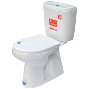 Унитаз-компакт Анимо белый нижний подвод верт/выпуск 2/реж дюропласт 1.WH30.2.133 Santek
