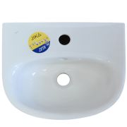 Умывальник Zeta 40 белый 1 отверстие 1 величины 400x320x150 Jika 8.1539.3.000.104.1