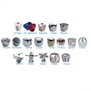 Комплект маховиков для смесителя пластик Мет.01 комплект 2шт блистер Центр Сантехники (Подольск)