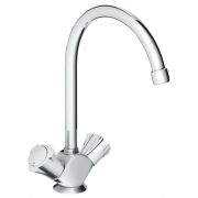 Смеситель для мойки двуручный Costa L хром р/затвор с аэратором 31831001 Grohe