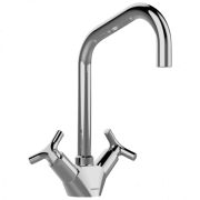 Смеситель для мойки двуручный латунь Тринити/Trinity трубчатый ВА263АА Vidima