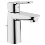 Смеситель для умывальника одноручный BauEdge хром с донным клапаном 23328000 Grohe