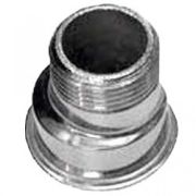 Патрубок для полотенцесушителя латунь Ду 32 никель/хром Казань