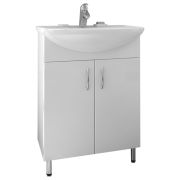 Тумба под умывальник Уют-60 2 двери Сити-60 белый 106.00.01 Орио