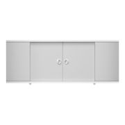 Экран под ванну ПВХ 1700 мм КУПЕ белый МетаКам