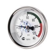 Термометр биметаллический осевой Дк63 L=50мм G1/2