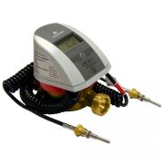 Теплосчетчик ELF квартирный подача Ду 20 2,5м3/ч в комплекте монтаж части/кран шаровой Ду20 Тепловодомер